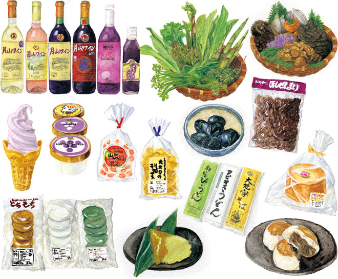特産品イラスト